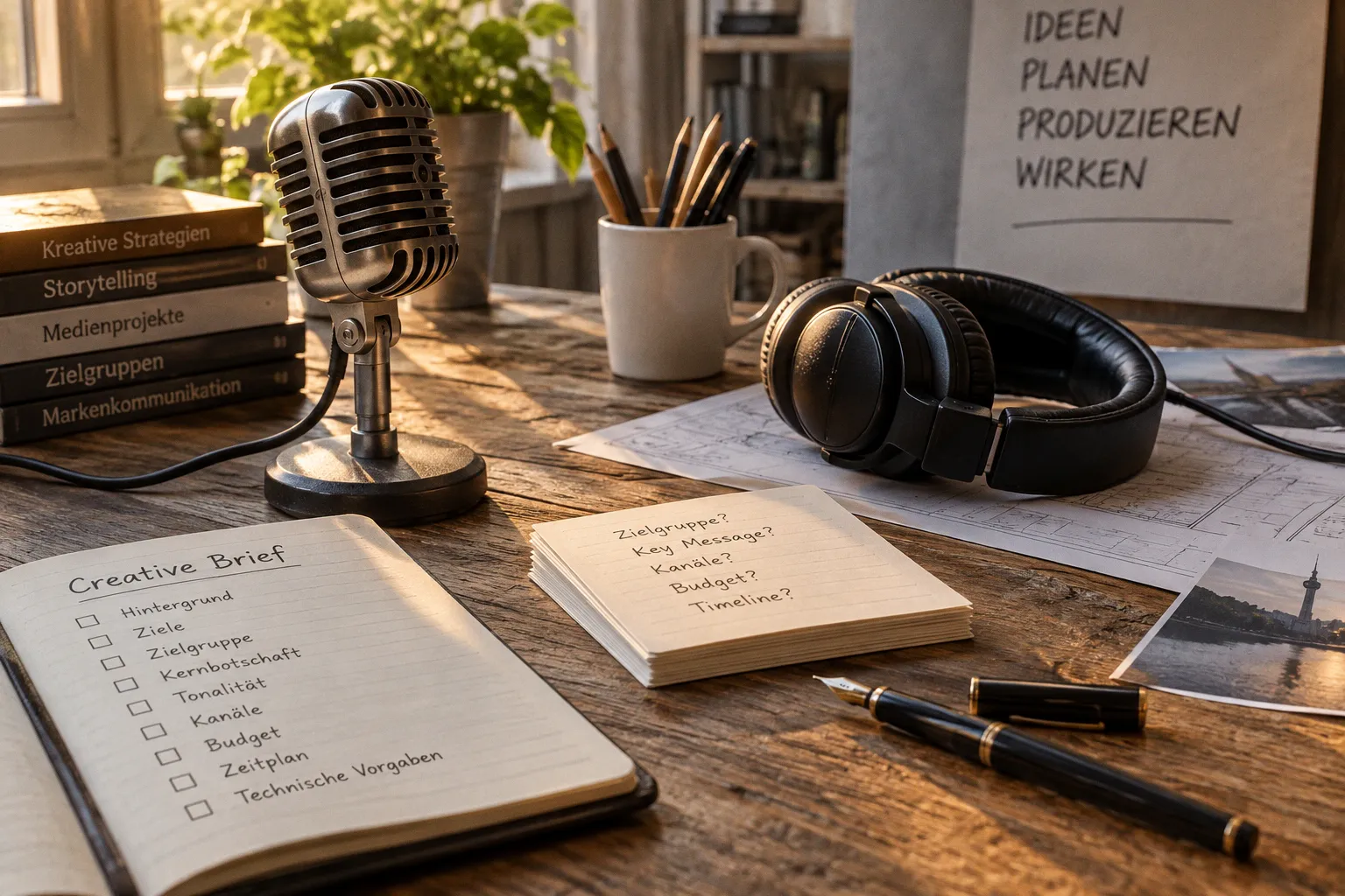 Creative Brief: Die essenziellen Bausteine für Medienprojekte