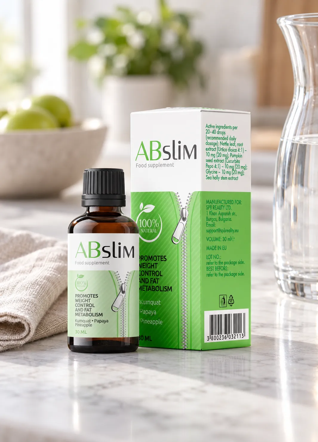 ABSlim — Verpackung im Alltag
